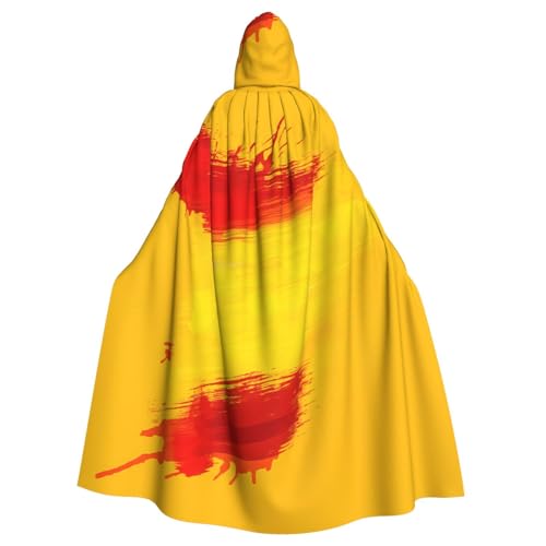 Cxzmnba Abstrakte spanische Flagge, Unisex, Cosplay-Kostüm, Halloween, Kapuzenumhang für Party, Verkleidung, durchgehender Uniform-Bademantel Cxzmnba Abstrakte spanische Flagge, Unisex, Cosplay-Kostüm, Halloween, Kapuzenumhang für Party, Verkleidung, durchgehender Uniform-Bademantel von Cxzmnba