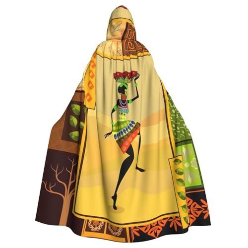 Cxzmnba Afrikanische Frau, Unisex, Cosplay-Kostüm, Halloween, Kapuzenumhang, Umhang für Party, Verkleidung, volle Länge, Uniform-Bademantel Cxzmnba Afrikanische Frau, Unisex, Cosplay-Kostüm, Halloween, Kapuzenumhang, Umhang für Party, Verkleidung, volle Länge, Uniform-Bademantel von Cxzmnba