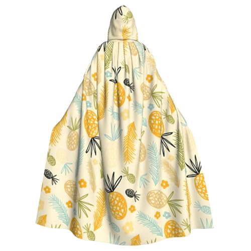 Cxzmnba Ananas-Muster, Unisex, Cosplay-Kostüm, Halloween, Kapuzenumhang, Umhang für Party, Verkleidung, volle Länge, Uniform-Bademantel Cxzmnba Ananas-Muster, Unisex, Cosplay-Kostüm, Halloween, Kapuzenumhang, Umhang für Party, Verkleidung, volle Länge, Uniform-Bademantel von Cxzmnba