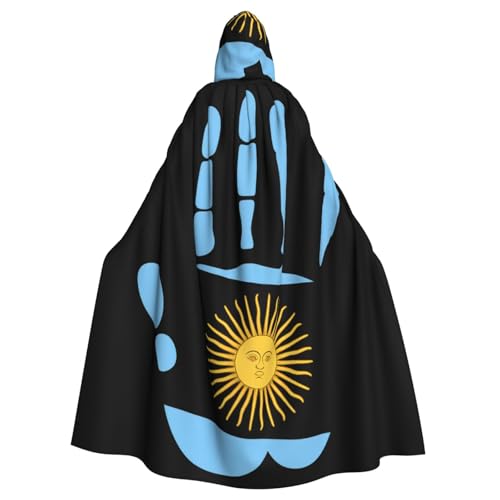 Cxzmnba Argentinische Palme, Unisex, Cosplay-Kostüm, Halloween, Kapuzenumhang, Umhang für Party, Verkleidung, volle Länge, Uniform-Bademantel Cxzmnba Argentinische Palme, Unisex, Cosplay-Kostüm, Halloween, Kapuzenumhang, Umhang für Party, Verkleidung, volle Länge, Uniform-Bademantel von Cxzmnba
