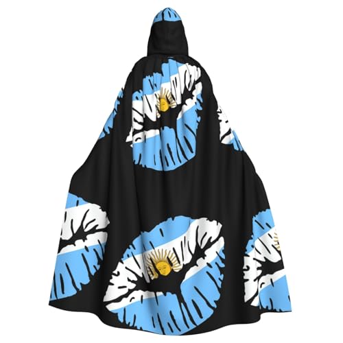 Cxzmnba Argentinischer Kuss, Unisex, Cosplay-Kostüm, Halloween, Kapuzenumhang, Umhang für Party, Verkleidung, volle Länge, Uniform-Bademantel Cxzmnba Argentinischer Kuss, Unisex, Cosplay-Kostüm, Halloween, Kapuzenumhang, Umhang für Party, Verkleidung, volle Länge, Uniform-Bademantel von Cxzmnba