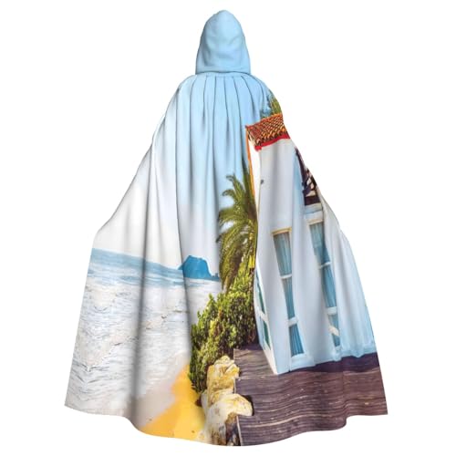Cxzmnba Beach Unisex Cosplay Kostüm Halloween Kapuzenumhang Umhang für Party Verkleiden voller Länge Uniform Robe Cxzmnba Beach Unisex Cosplay Kostüm Halloween Kapuzenumhang Umhang für Party Verkleiden voller Länge Uniform Robe von Cxzmnba