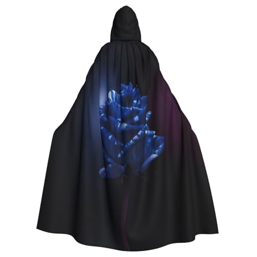 Cxzmnba Blaue Rose 1 Unisex Cosplay Kostüm Halloween Kapuzenumhang Umhang für Party Verkleiden volle Länge Uniform Robe Cxzmnba Blaue Rose 1 Unisex Cosplay Kostüm Halloween Kapuzenumhang Umhang für Party Verkleiden volle Länge Uniform Robe von Cxzmnba