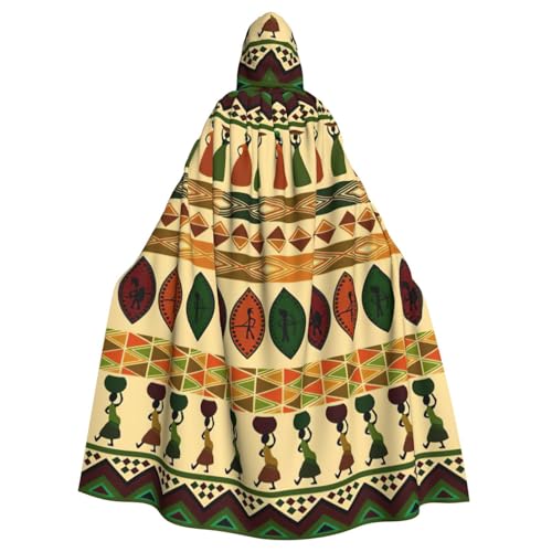 Cxzmnba Bohemia-Stil, traditionelles afrikanisches Muster, Unisex, Cosplay-Kostüm, Halloween, Kapuzenumhang für Partys, Verkleidungen, durchgehender Uniform-Bademantel Cxzmnba Bohemia-Stil, traditionelles afrikanisches Muster, Unisex, Cosplay-Kostüm, Halloween, Kapuzenumhang für Partys, Verkleidungen, durchgehender Uniform-Bademantel von Cxzmnba