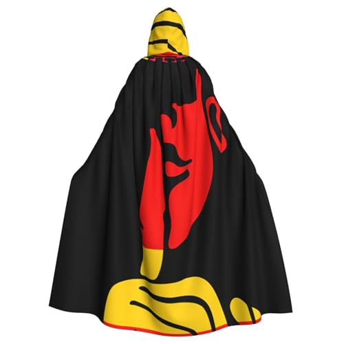 Cxzmnba Deutscher Jungen-Cosplay-Kostüm, Halloween, Kapuzenumhang, Umhang für Party, Verkleidung, volle Länge, Uniform-Bademantel Cxzmnba Deutscher Jungen-Cosplay-Kostüm, Halloween, Kapuzenumhang, Umhang für Party, Verkleidung, volle Länge, Uniform-Bademantel von Cxzmnba