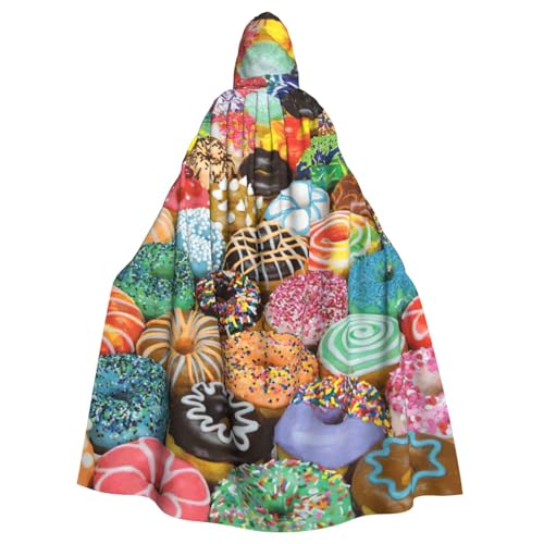 Cxzmnba Donuts Unisex Cosplay Kostüm Halloween Kapuzenumhang Umhang für Party Verkleiden voller Länge Uniform Robe Cxzmnba Donuts Unisex Cosplay Kostüm Halloween Kapuzenumhang Umhang für Party Verkleiden voller Länge Uniform Robe von Cxzmnba