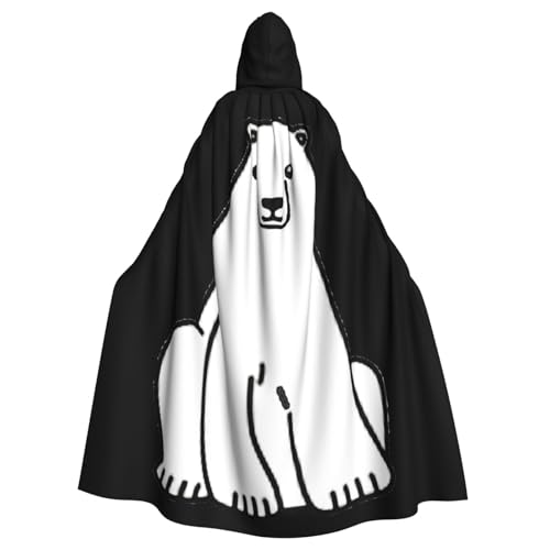 Cxzmnba Eisbär, Unisex, Cosplay-Kostüm, Halloween, Kapuzenumhang, Umhang für Party, Verkleidung, volle Länge, Uniform-Bademantel Cxzmnba Eisbär, Unisex, Cosplay-Kostüm, Halloween, Kapuzenumhang, Umhang für Party, Verkleidung, volle Länge, Uniform-Bademantel von Cxzmnba