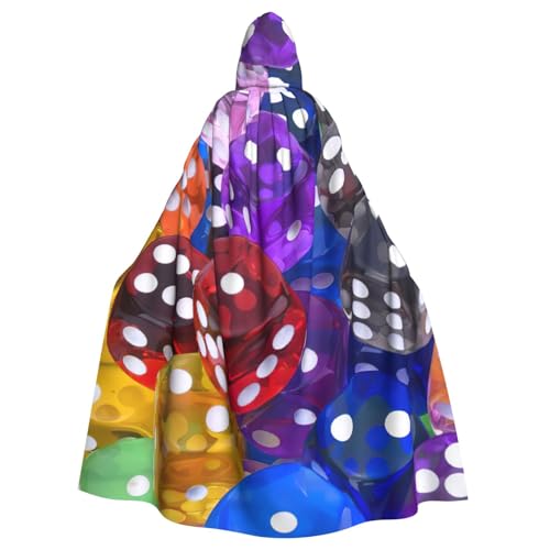 Cxzmnba Games Dice Set Unisex Cosplay Kostüm Halloween Kapuzenumhang Umhang für Party Verkleiden voller Länge Uniform Robe Cxzmnba Games Dice Set Unisex Cosplay Kostüm Halloween Kapuzenumhang Umhang für Party Verkleiden voller Länge Uniform Robe von Cxzmnba