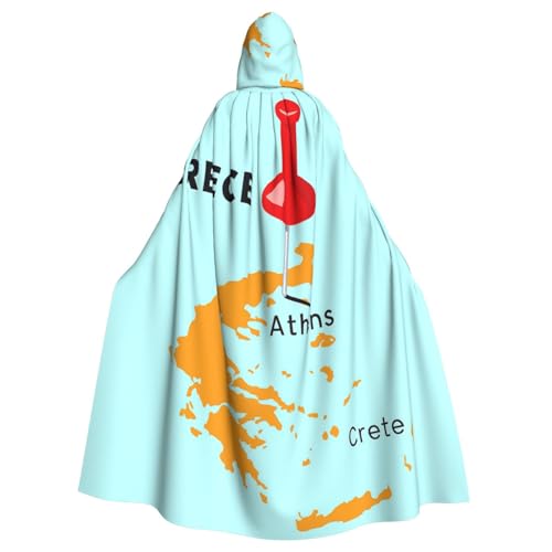 Cxzmnba Griechenlandkarte, Unisex, Cosplay-Kostüm, Halloween, Kapuzenumhang, Umhang für Party, Verkleidung, volle Länge, Uniform-Bademantel Cxzmnba Griechenlandkarte, Unisex, Cosplay-Kostüm, Halloween, Kapuzenumhang, Umhang für Party, Verkleidung, volle Länge, Uniform-Bademantel von Cxzmnba