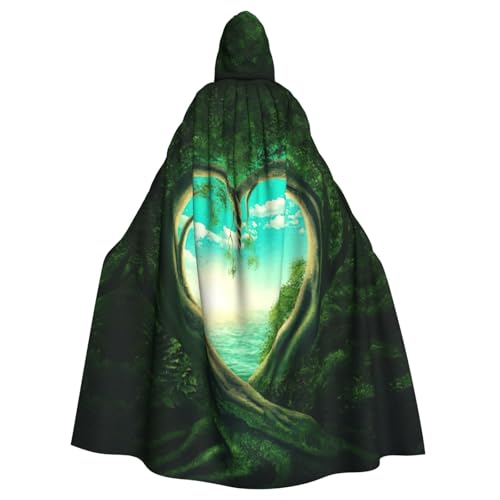 Cxzmnba Heart Tree Unisex Cosplay Kostüm Halloween Kapuzenumhang Umhang für Party Verkleiden voller Länge Uniform Robe Cxzmnba Heart Tree Unisex Cosplay Kostüm Halloween Kapuzenumhang Umhang für Party Verkleiden voller Länge Uniform Robe von Cxzmnba