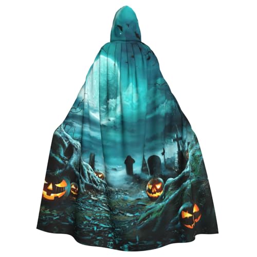 Cxzmnba Horror-Kürbis-Friedhof, Unisex, Cosplay-Kostüm, Halloween, Kapuzenumhang, Umhang für Party, Verkleidung, volle Länge, Uniform-Bademantel Cxzmnba Horror-Kürbis-Friedhof, Unisex, Cosplay-Kostüm, Halloween, Kapuzenumhang, Umhang für Party, Verkleidung, volle Länge, Uniform-Bademantel von Cxzmnba