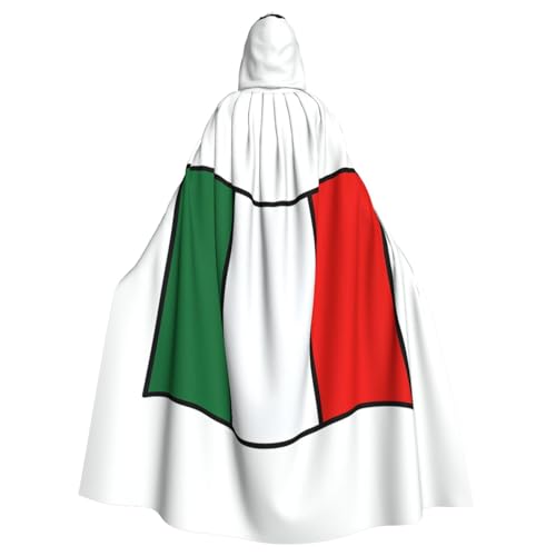 Cxzmnba Italienische Flagge, grün, weiß, rot, Unisex, Cosplay, Kostüm, Halloween, Kapuzenumhang, Umhang für Party, Verkleidung, volle Länge, Uniform-Bademantel Cxzmnba Italienische Flagge, grün, weiß, rot, Unisex, Cosplay, Kostüm, Halloween, Kapuzenumhang, Umhang für Party, Verkleidung, volle Länge, Uniform-Bademantel von Cxzmnba