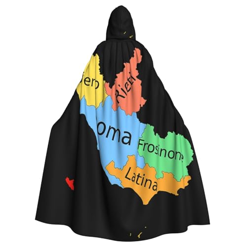 Cxzmnba Italienische Karte, farbige Region, Unisex, Cosplay-Kostüm, Halloween, Kapuzenumhang, Umhang für Party, Verkleidung, durchgehender Uniform-Bademantel Cxzmnba Italienische Karte, farbige Region, Unisex, Cosplay-Kostüm, Halloween, Kapuzenumhang, Umhang für Party, Verkleidung, durchgehender Uniform-Bademantel von Cxzmnba