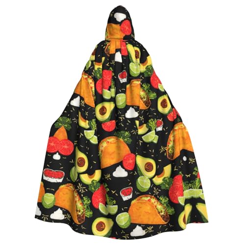 Cxzmnba Lebensmittel-Druck, Unisex, Cosplay-Kostüm, Halloween, Kapuzenumhang für Party, Verkleidung, volle Länge, Uniform-Bademantel Cxzmnba Lebensmittel-Druck, Unisex, Cosplay-Kostüm, Halloween, Kapuzenumhang für Party, Verkleidung, volle Länge, Uniform-Bademantel von Cxzmnba