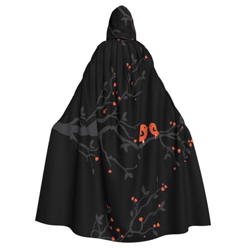 Cxzmnba Loving Bird Unisex Cosplay Kostüm Halloween Kapuzenumhang Umhang für Party Verkleiden voller Länge Uniform Robe Cxzmnba Loving Bird Unisex Cosplay Kostüm Halloween Kapuzenumhang Umhang für Party Verkleiden voller Länge Uniform Robe von Cxzmnba