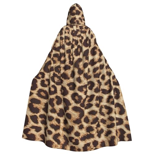 Cxzmnba Lustiger Leopardenmuster, Unisex, Cosplay-Kostüm, Halloween, Kapuzenumhang für Party, Verkleidung, volle Länge, Uniform-Bademantel Cxzmnba Lustiger Leopardenmuster, Unisex, Cosplay-Kostüm, Halloween, Kapuzenumhang für Party, Verkleidung, volle Länge, Uniform-Bademantel von Cxzmnba