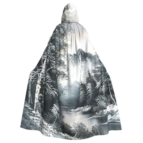 Cxzmnba Maler-Landschaft, Unisex, Cosplay-Kostüm, Halloween, Kapuzenumhang, Umhang für Party, Verkleidung, volle Länge, Uniform-Bademantel Cxzmnba Maler-Landschaft, Unisex, Cosplay-Kostüm, Halloween, Kapuzenumhang, Umhang für Party, Verkleidung, volle Länge, Uniform-Bademantel von Cxzmnba