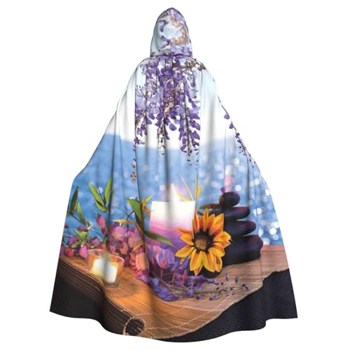 Cxzmnba Massagesteine mit Gänseblümchen, Unisex, Cosplay-Kostüm, Halloween, Kapuzenumhang, Umhang für Party, Verkleidung, volle Länge, Uniform-Bademantel Cxzmnba Massagesteine mit Gänseblümchen, Unisex, Cosplay-Kostüm, Halloween, Kapuzenumhang, Umhang für Party, Verkleidung, volle Länge, Uniform-Bademantel von Cxzmnba
