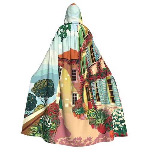 Cxzmnba Mediterranes Sommer-Cosplay-Kostüm, Halloween, Kapuzenumhang, Umhang für Party, Verkleidung, volle Länge, Uniform-Bademantel Cxzmnba Mediterranes Sommer-Cosplay-Kostüm, Halloween, Kapuzenumhang, Umhang für Party, Verkleidung, volle Länge, Uniform-Bademantel von Cxzmnba
