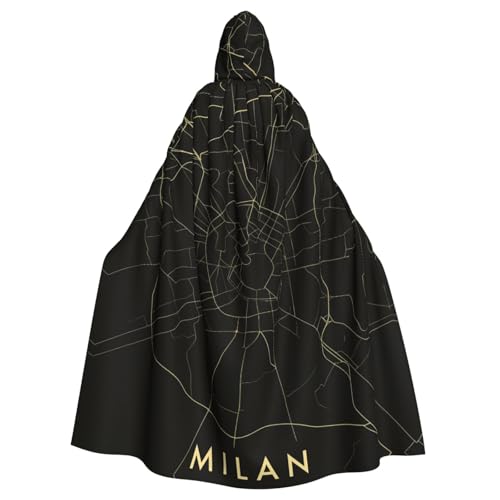 Cxzmnba Milan City Map Unisex Cosplay Kostüm Halloween Kapuzenumhang Umhang für Party Verkleiden voller Länge Uniform Robe Cxzmnba Milan City Map Unisex Cosplay Kostüm Halloween Kapuzenumhang Umhang für Party Verkleiden voller Länge Uniform Robe von Cxzmnba