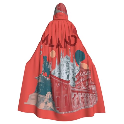 Cxzmnba Milano Cityscape-Kunstdruck, Unisex, Cosplay-Kostüm, Halloween, Kapuzenumhang, Umhang für Party, Verkleidung, volle Länge, Uniform-Bademantel Cxzmnba Milano Cityscape-Kunstdruck, Unisex, Cosplay-Kostüm, Halloween, Kapuzenumhang, Umhang für Party, Verkleidung, volle Länge, Uniform-Bademantel von Cxzmnba