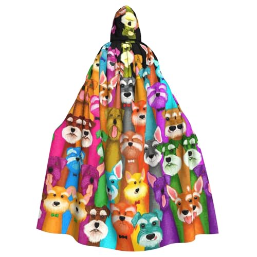 Cxzmnba Oil Süßer Schnauzer-Hund, Unisex, Cosplay-Kostüm, Halloween, Kapuzenumhang, Umhang für Party, Verkleidung, volle Länge, Uniform-Bademantel Cxzmnba Oil Süßer Schnauzer-Hund, Unisex, Cosplay-Kostüm, Halloween, Kapuzenumhang, Umhang für Party, Verkleidung, volle Länge, Uniform-Bademantel von Cxzmnba