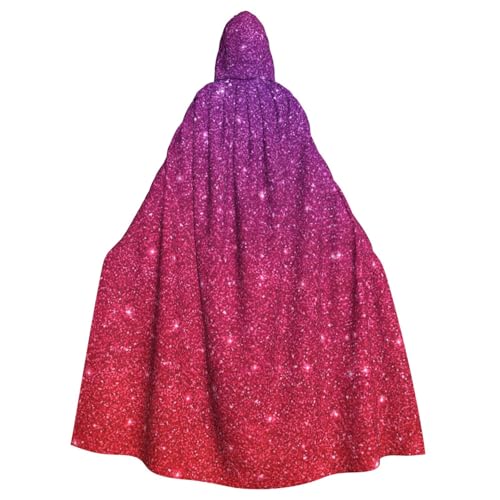 Cxzmnba Pailletten-Farbverlauf, Unisex, Cosplay-Kostüm, Halloween, Kapuzenumhang, Umhang für Party, Verkleidung, volle Länge, Uniform-Bademantel Cxzmnba Pailletten-Farbverlauf, Unisex, Cosplay-Kostüm, Halloween, Kapuzenumhang, Umhang für Party, Verkleidung, volle Länge, Uniform-Bademantel von Cxzmnba
