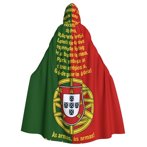 Cxzmnba Portugal-Flagge und Hymne, Unisex, Cosplay-Kostüm, Halloween, Kapuzenumhang, Umhang für Party, Verkleidung, volle Länge, Uniform-Bademantel Cxzmnba Portugal-Flagge und Hymne, Unisex, Cosplay-Kostüm, Halloween, Kapuzenumhang, Umhang für Party, Verkleidung, volle Länge, Uniform-Bademantel von Cxzmnba