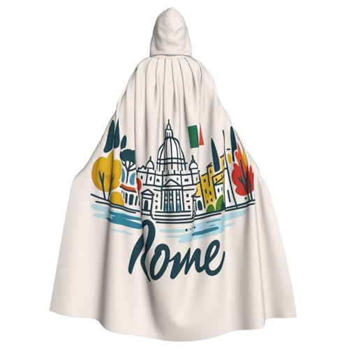 Cxzmnba Rom-Stadtbild mit italienischem Unisex-Kostüm, Cosplay-Kostüm, Halloween-Kapuzenumhang für Party, Verkleidung, durchgehender Uniform-Bademantel Cxzmnba Rom-Stadtbild mit italienischem Unisex-Kostüm, Cosplay-Kostüm, Halloween-Kapuzenumhang für Party, Verkleidung, durchgehender Uniform-Bademantel von Cxzmnba