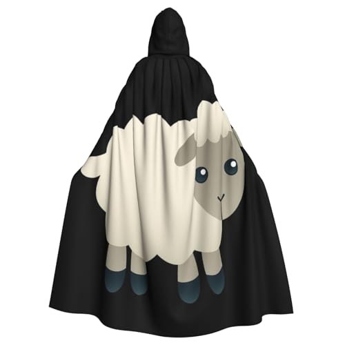 Cxzmnba Schaf, Unisex, Cosplay-Kostüm, Halloween, Kapuzenumhang, Umhang für Party, Verkleidung, volle Länge, Uniform-Bademantel Cxzmnba Schaf, Unisex, Cosplay-Kostüm, Halloween, Kapuzenumhang, Umhang für Party, Verkleidung, volle Länge, Uniform-Bademantel von Cxzmnba