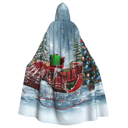 Cxzmnba Schneeschlitten, Weihnachtsbaum, Unisex, Cosplay-Kostüm, Halloween, Kapuzenumhang, Umhang für Party, Verkleidung, volle Länge, Uniform-Bademantel Cxzmnba Schneeschlitten, Weihnachtsbaum, Unisex, Cosplay-Kostüm, Halloween, Kapuzenumhang, Umhang für Party, Verkleidung, volle Länge, Uniform-Bademantel von Cxzmnba