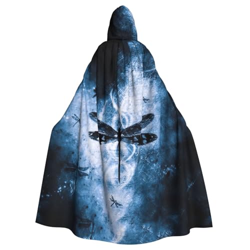 Cxzmnba Schwarze Libelle, Unisex, Cosplay-Kostüm, Halloween, Kapuzenumhang, Umhang für Party, Verkleidung, volle Länge, Uniform-Bademantel Cxzmnba Schwarze Libelle, Unisex, Cosplay-Kostüm, Halloween, Kapuzenumhang, Umhang für Party, Verkleidung, volle Länge, Uniform-Bademantel von Cxzmnba