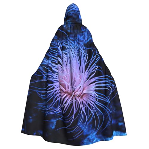 Cxzmnba Seeanemone Unisex Cosplay Kostüm Halloween Kapuzenumhang Umhang für Party Verkleiden voller Länge Uniform Robe Cxzmnba Seeanemone Unisex Cosplay Kostüm Halloween Kapuzenumhang Umhang für Party Verkleiden voller Länge Uniform Robe von Cxzmnba