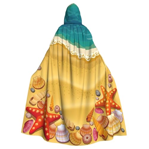 Cxzmnba Shells on the beach Unisex Cosplay Kostüm Halloween Kapuzenumhang Umhang für Party Verkleiden voller Länge Uniform Robe Cxzmnba Shells on the beach Unisex Cosplay Kostüm Halloween Kapuzenumhang Umhang für Party Verkleiden voller Länge Uniform Robe von Cxzmnba