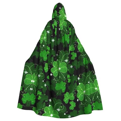 Cxzmnba St. Patricks Day Leaves Unisex-Kostüm, Cosplay-Kostüm, Halloween, Kapuzenumhang für Party, Verkleidung, durchgehender Uniform-Bademantel Cxzmnba St. Patricks Day Leaves Unisex-Kostüm, Cosplay-Kostüm, Halloween, Kapuzenumhang für Party, Verkleidung, durchgehender Uniform-Bademantel von Cxzmnba