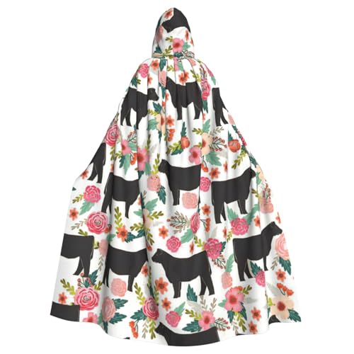 Cxzmnba Steer Unisex-Cosplay-Kostüm, Halloween, Kapuzenumhang für Party, Verkleidung, volle Länge, Uniform-Bademantel Cxzmnba Steer Unisex-Cosplay-Kostüm, Halloween, Kapuzenumhang für Party, Verkleidung, volle Länge, Uniform-Bademantel von Cxzmnba