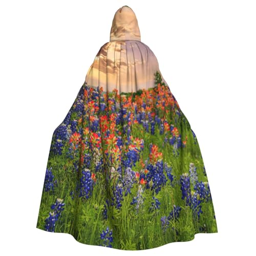 Cxzmnba Texas Bluebonnets Scenery Unisex-Kostüm, Cosplay-Kostüm, Halloween, Kapuzenumhang, Umhang für Party, Verkleidung, volle Länge, Uniform-Bademantel Cxzmnba Texas Bluebonnets Scenery Unisex-Kostüm, Cosplay-Kostüm, Halloween, Kapuzenumhang, Umhang für Party, Verkleidung, volle Länge, Uniform-Bademantel von Cxzmnba