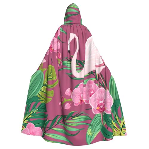Cxzmnba Tropische Blätter und Flamingo, Unisex, Cosplay-Kostüm, Halloween, Kapuzenumhang, Umhang für Party, Verkleidung, volle Länge, Uniform-Bademantel Cxzmnba Tropische Blätter und Flamingo, Unisex, Cosplay-Kostüm, Halloween, Kapuzenumhang, Umhang für Party, Verkleidung, volle Länge, Uniform-Bademantel von Cxzmnba