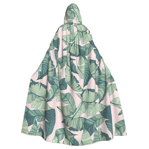 Cxzmnba Umhang mit niedlichem Palmenblätter, Unisex, Cosplay-Kostüm, Halloween, Kapuzenumhang für Partys, Verkleidungen, Ganzkörper-Bademantel Cxzmnba Umhang mit niedlichem Palmenblätter, Unisex, Cosplay-Kostüm, Halloween, Kapuzenumhang für Partys, Verkleidungen, Ganzkörper-Bademantel von Cxzmnba