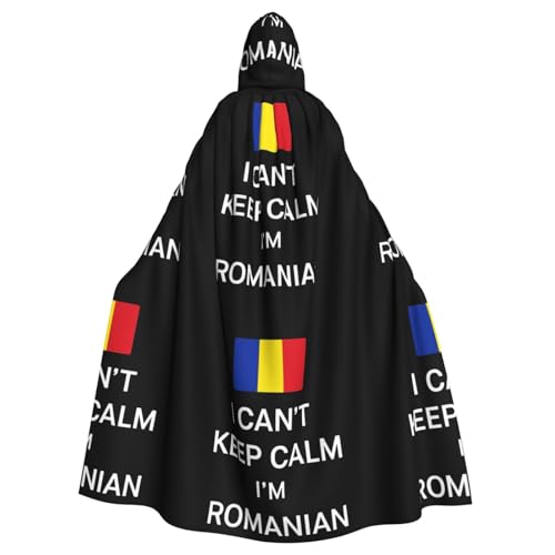 Cxzmnba Umhang mit rumänischer Flagge, Unisex, Cosplay-Kostüm, Halloween, Kapuzenumhang für Party, Verkleidung, volle Länge, Uniform-Bademantel Cxzmnba Umhang mit rumänischer Flagge, Unisex, Cosplay-Kostüm, Halloween, Kapuzenumhang für Party, Verkleidung, volle Länge, Uniform-Bademantel von Cxzmnba