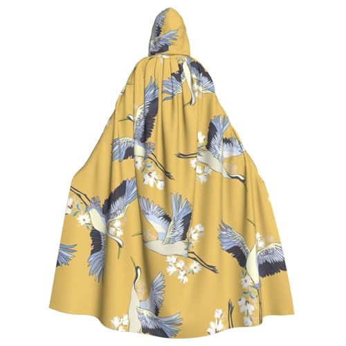 Cxzmnba Unisex Cosplay Kostüm Halloween Kapuzenumhang Umhang für Party Verkleiden voller Länge Uniform Robe von Cxzmnba