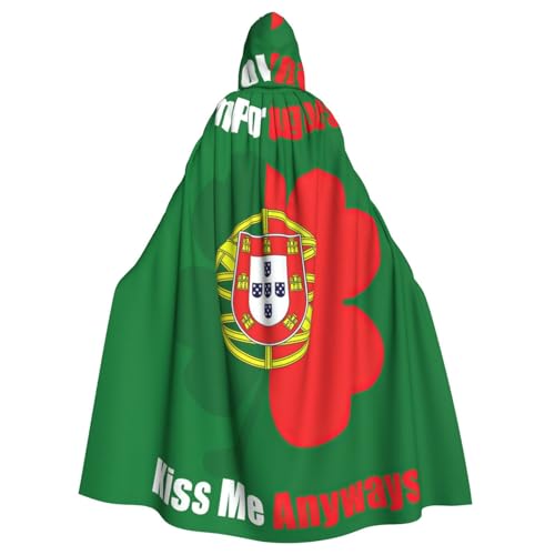 Cxzmnba Vierblättriges Kleeblatt, Portugal-Flagge, Unisex, Cosplay-Kostüm, Halloween, Kapuzenumhang für Partys, Verkleidungen, Ganzkörper-Bademantel Cxzmnba Vierblättriges Kleeblatt, Portugal-Flagge, Unisex, Cosplay-Kostüm, Halloween, Kapuzenumhang für Partys, Verkleidungen, Ganzkörper-Bademantel von Cxzmnba