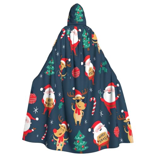 Cxzmnba Weihnachtsmann, Unisex, Cosplay-Kostüm, Halloween, Kapuzenumhang, Umhang für Party, Verkleidung, volle Länge, Uniform-Bademantel Cxzmnba Weihnachtsmann, Unisex, Cosplay-Kostüm, Halloween, Kapuzenumhang, Umhang für Party, Verkleidung, volle Länge, Uniform-Bademantel von Cxzmnba