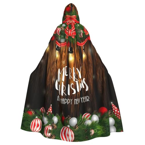 Cxzmnba Weihnachtsumhang aus Holz, Unisex, Cosplay, Kostüm, Halloween, Kapuzenumhang für Party, Verkleidung, volle Länge, Uniform-Bademantel Cxzmnba Weihnachtsumhang aus Holz, Unisex, Cosplay, Kostüm, Halloween, Kapuzenumhang für Party, Verkleidung, volle Länge, Uniform-Bademantel von Cxzmnba