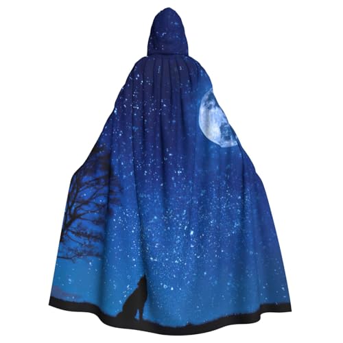Cxzmnba Wolf im Mondlicht, Unisex, Cosplay-Kostüm, Halloween, Kapuzenumhang, Umhang für Party, Verkleidung, volle Länge, Uniform-Bademantel Cxzmnba Wolf im Mondlicht, Unisex, Cosplay-Kostüm, Halloween, Kapuzenumhang, Umhang für Party, Verkleidung, volle Länge, Uniform-Bademantel von Cxzmnba