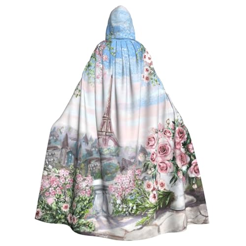 Cxzmnba Wunderschöner Eiffelturm Paris, Unisex, Cosplay-Kostüm, Halloween, Kapuzenumhang für Party, Verkleidung, volle Länge, Uniform-Bademantel Cxzmnba Wunderschöner Eiffelturm Paris, Unisex, Cosplay-Kostüm, Halloween, Kapuzenumhang für Party, Verkleidung, volle Länge, Uniform-Bademantel von Cxzmnba