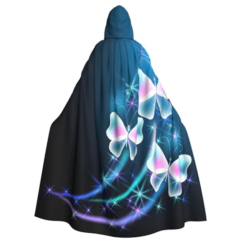 Cxzmnba Wunderschöner Schmetterling 2 Unisex Cosplay Kostüm Halloween Kapuzenumhang Umhang für Party Verkleiden volle Länge Uniform Robe Cxzmnba Wunderschöner Schmetterling 2 Unisex Cosplay Kostüm Halloween Kapuzenumhang Umhang für Party Verkleiden volle Länge Uniform Robe von Cxzmnba