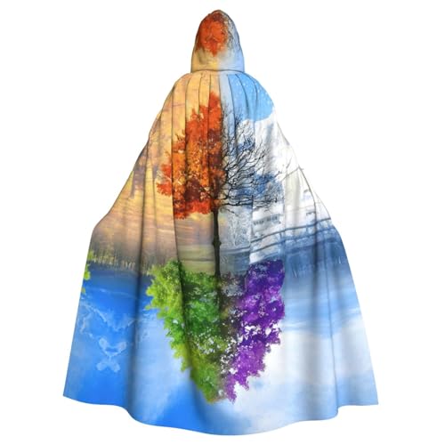 Cxzmnba Zweijahreszeitenbäume, Unisex, Cosplay-Kostüm, Halloween, Kapuzenumhang, Umhang für Party, Verkleidung, durchgehender Uniform-Bademantel Cxzmnba Zweijahreszeitenbäume, Unisex, Cosplay-Kostüm, Halloween, Kapuzenumhang, Umhang für Party, Verkleidung, durchgehender Uniform-Bademantel von Cxzmnba