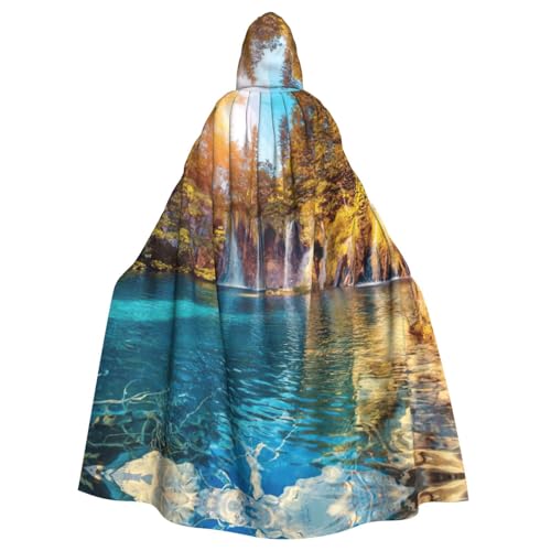 Sauberes Wasser und Seelenlandschaft, Unisex, Cosplay-Kostüm, Halloween, Kapuzenumhang für Party, Verkleidung, durchgehender Uniform-Bademantel Sauberes Wasser und Seelenlandschaft, Unisex, Cosplay-Kostüm, Halloween, Kapuzenumhang für Party, Verkleidung, durchgehender Uniform-Bademantel von Cxzmnba