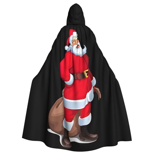Süßes Weihnachtsmann-Kostüm, Unisex, Cosplay-Kostüm, Halloween, Kapuzenumhang, Umhang für Party, Verkleidung, volle Länge, Uniform-Bademantel Süßes Weihnachtsmann-Kostüm, Unisex, Cosplay-Kostüm, Halloween, Kapuzenumhang, Umhang für Party, Verkleidung, volle Länge, Uniform-Bademantel von Cxzmnba